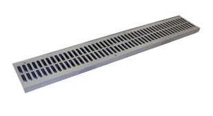 2' Spee-D Channel Grate - Gray - Injector Systems